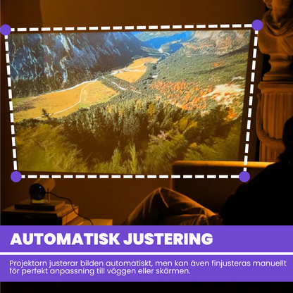 ScandiCast™ Projektor - WiFi & Bluetooth med 4K HD Support